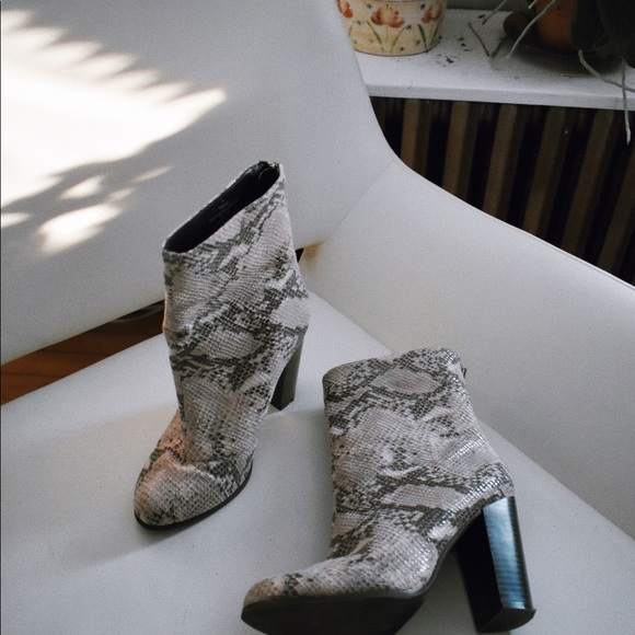 snake print booties target